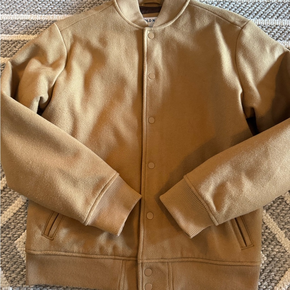Old Navy Men's Camel Bomber Jacket